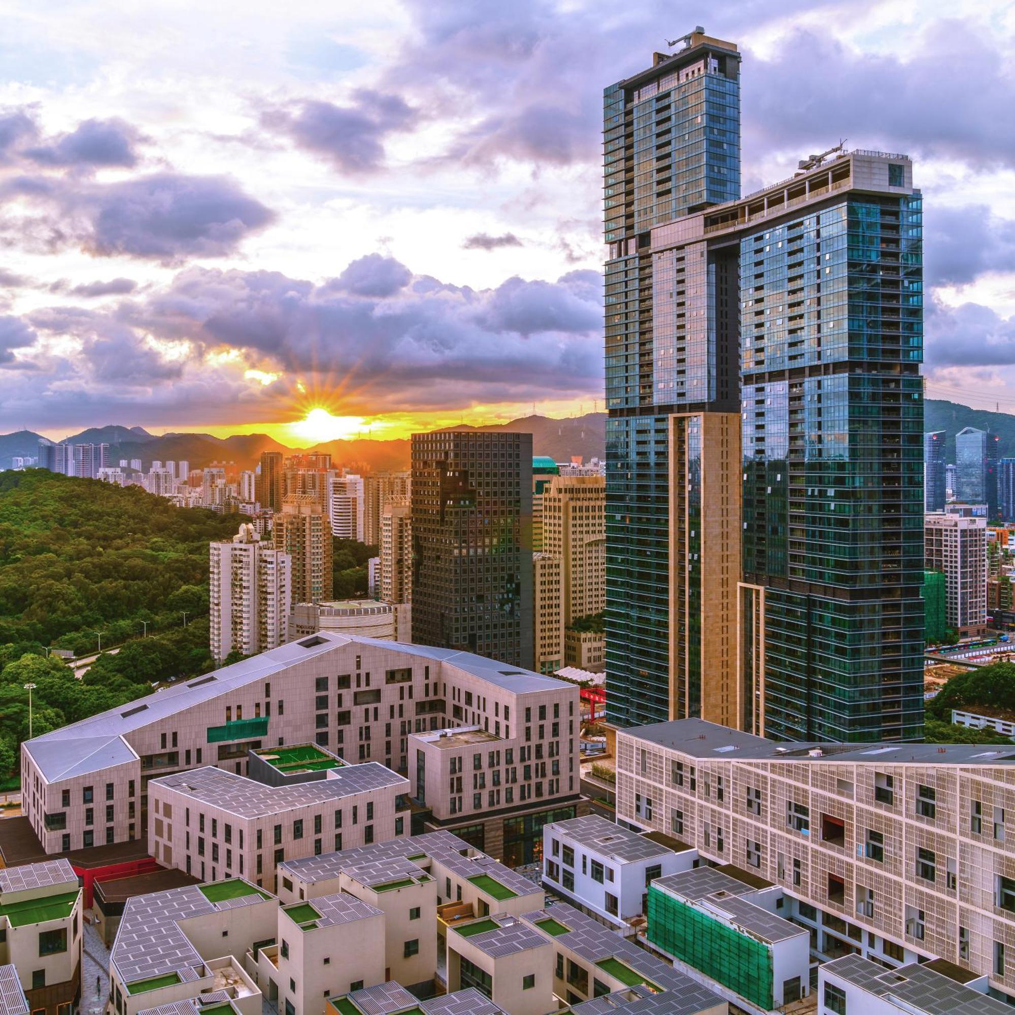 Golden Central Hotel Serviced Residence-Xin Hao E Du Sencsen Kültér fotó